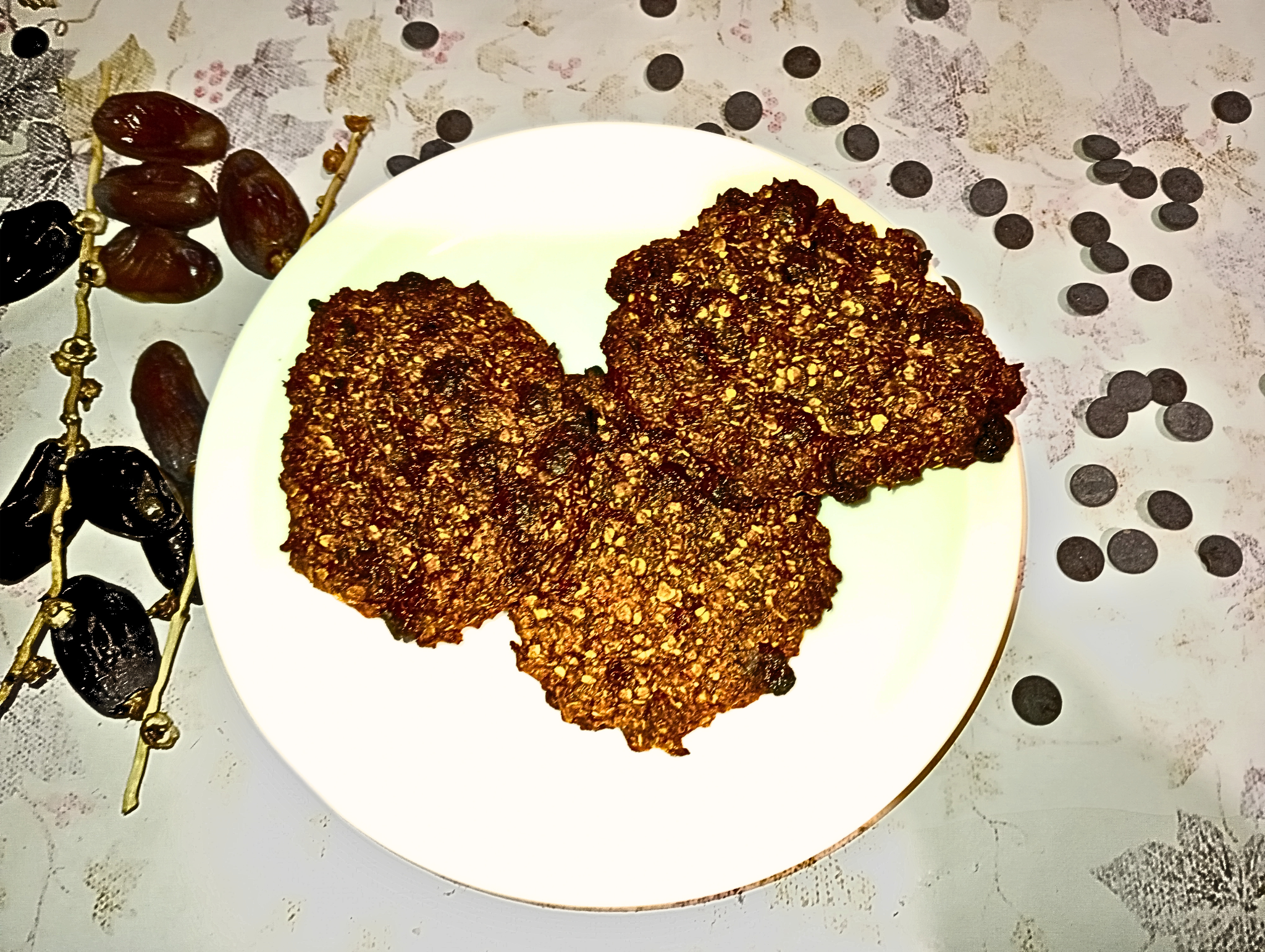 cookies, cookie, dates, dattes, chocolate, chocolat,